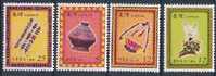2008 TAIWAN CULTURE RELIC 4V - Unused Stamps
