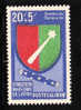 Algeria 1958 Marshal De Lattre Foundation Arms & Marshal´s Baton MNH - Nuevos