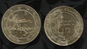 DEMAIN L´EURO .  1 EURO 1/2    .1996 . - Euros Des Villes