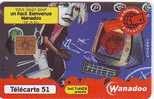 WANADOO 51U SO3 11.99 JEU NON GRATTE ETAT COURANT (Traces) - 1999