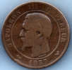 10 Centimes Napoléon III Tête Nue 1857 W B - 10 Centimes