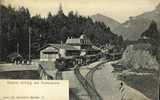 CHEMINS De FER - Train - Gare - Brünig Et Restaurant - Stazioni Con Treni