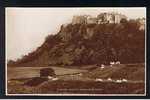 Real Photo Postcard Stirling Castle & Sheep From King's Knot Scotland - Ref 192 - Stirlingshire