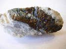 CHALCOPYRITE DANS FLUORINE  13 X 6 Cm   Mine Du BURC  81   FRANCE - Minerales