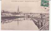 VENDEE.FONTENAY LE COMTE.VUE GENERALE PRISE DU PORT...cp Plie A Gauche Bas - Fontenay Le Comte