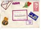 GOOD " REGISTERED " Postal Cover DDR To ESTONIA 1972 - Nice Stamped - Lettres & Documents