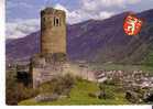 MARTIGNY -  Tour De La BATIAZ Et   Vue Générale  -    Blason   -   N° 4405 - Martigny