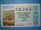 R.L114  LOTERIA LOTERY LOTERIE  ARQUEHOLOGY ARQUEOLOGIA  MEXICO  INCA  AÑO 1985  250 PESETAS  MAS EN MI TIENDA - Biglietti Della Lotteria