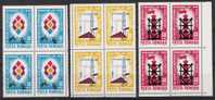 Roemenië Y/T 2486 / 2488 (**) In Blok Van 4. - Unused Stamps