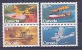 CANADA 0721/24 Aviation - Hydravions - Unused Stamps