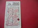 ANCIEN TICKET DE BUS LONDON TRANSPORT BUSES AVAILLABLE TO POINT INDICATED BY THE PUNCH-HOLE AND MUST BE SHOWN ON DEMAND- - Europe