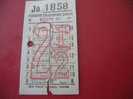 ANCIEN TICKET DE BUS LONDON TRANSPORT BUSES AVAILLABLE TO POINT INDICATED BY THE PUNCH-HOLE AND MUST BE SHOWN ON DEMAND- - Europe