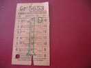 ANCIEN TICKET DE BUS LONDON TRANSPORT BUSES AVAILLABLE TO POINT INDICATED BY THE PUNCH-HOLE AND MUST BE SHOWN ON DEMAND- - Europa