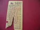 ANCIEN TICKET DE BUS LONDON TRANSPORT BUSES AVAILLABLE TO POINT INDICATED BY THE PUNCH-HOLE AND MUST BE SHOWN ON DEMAND- - Europe