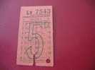 ANCIEN TICKET DE BUS LONDON TRANSPORT BUSES AVAILLABLE TO POINT INDICATED BY THE PUNCH-HOLE AND MUST BE SHOWN ON DEMAND- - Europe