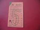 ANCIEN TICKET DE BUS LONDON TRANSPORT BUSES AVAILLABLE TO POINT INDICATED BY THE PUNCH-HOLE AND MUST BE SHOWN ON DEMAND- - Europe