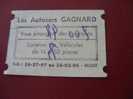 ANCIEN TICKET DE BUS AUTOCARS GAGNARD FAYENCE VAR TEL GRASSE A.M. 06 + PUBLICITE AU  VERSO SUPERDROG CANNES - Europe