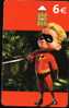 SPAIN PHONECARD - BOY LOS INCREIBLES DISNEY  MOVIE FILM - Commemorative Advertisment