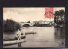 89 PONT SUR YONNE Bords D'Yonne, Animée, Ed CCCC 5, 1906 - Pont Sur Yonne