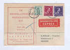 Carte Privée EXPRES - RARE Taxé - Col Ouvert  ANTWERPEN 1946 Vers MECHELEN - Tarif 4 F20 Au Lieu De 5 F 25 --  DT314 - 1936-1957 Offener Kragen