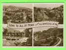 LLANGOLLEN, WHALES - LOVE TO ALL AT HOME FROM ... - 4 MULTIVUES - TRAVEL IN 1955 - PAYS DE GALLES - - Denbighshire
