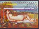 Guinea Ecuatorial Bloch 55 Gestempelt Renoir - Naakt