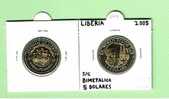 LIBERIA  5 $ DOLARES  2.005  BIMETALICA  SC/UNC  "XX WORLD YOUTH DAY-COLOGNE"  DL-6421 - Liberia