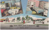 Emporia VA Siesta Motor Court & Restaurant Vintage Linen Postcard - Andere & Zonder Classificatie