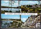 89 ST SAUVEUR EN PUISAYE Multivue, Etang, Vue Générale, Maison De Colette, Ed Artistic 2101, CPSM 10x15, 196? - Saint Sauveur En Puisaye