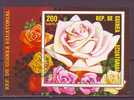 Guinea Ecuatorial Block 316 Gestempelt Rosen Memoriam - Rosas