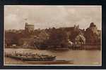 Judges Real Photo Postcard Boats River Thames & Windsor Castle Berkshire - Ref 204 - Windsor Castle