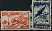 Fezzan, Poste Aérienne, N° 6 Et 7, X - Unused Stamps