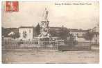 Bourg Saint Andéol La Place Et La  Statue Dona Vierna  BOURG SAINT ANDEOL - Bourg-Saint-Andéol