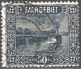 Saargebiet 1922 Michel 92 0 Cote (2011) 0.80 Euro Saarbrücken Port Cachet Rond - Oblitérés