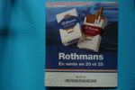 Tapis "passe-monnaie" Neuf  Collector !!!!!!!!!!!!  Pub Cigarettes Rothmans - Other & Unclassified