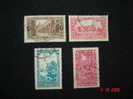 Algeria 1936   4 Values   1f, 1f 25c, 1f 50c, 3f. Used - Gebraucht