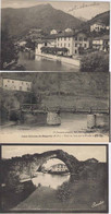 64. St-ETIENNE De BAIGORRY . 3 CPA . Pont, Hôtel De Trinquet  . - Saint Etienne De Baigorry