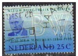Holanda 1970 Scott 480 Sello º Personajes Eduard Maurits Meijers Michel 934 Yvert 906 Nederland Stamps Timbre Pays-Bas - Oblitérés