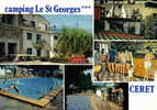 Carte Postale  66. Ceret  Camping  St-Georges  Trés Beau Plan - Ceret