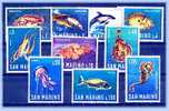 Saint Marin 1966 N° 676 / 685  Neuf XX Série Compléte (10 Valeurs) Poisson - Unused Stamps