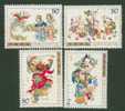2003 CHINA 2003-2 Yangliuqing Woodprint New Year Pictures 4v STAMP - Unused Stamps