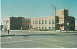 North Battleford Saskatchewan City Hall, Vintage Postcard Street Scene - Otros & Sin Clasificación