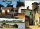 Carte Postale 69.  Belleville-sur-Saone  Péniche  Trés Beau Plan - Belleville Sur Saone