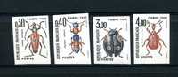 France  -  Non Dentelés  -  Taxes  :  Yv  109-12  **    , Insectes - 1981-1990