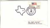 USA Special Cancel Cover 1986 - Heart Of Texas - Event Covers