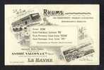 Buvard Rhum: Rhums Andre Valois (21 X 13´5 Cms) (Ref.67686) - R