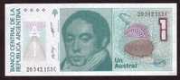 BILLET - ARGENTINE - 1 Austral De 1985 - Pick 323b - Argentina