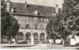 AIGUEPERSE. - La Cour De L'Hôtel De Ville Et La Statue De Michel De L'Hospital.  CPSM - Aigueperse