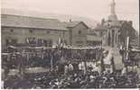 AMPLEPLUIS (RHONE) ?  CP PHOTO PLACE MONUMENT AUX MORTS BELLE ANIMATION - Amplepuis