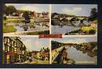 Mutiview Postcard Broad Street & River Severn Bewdley Worcestershire - Ref 211 - Otros & Sin Clasificación